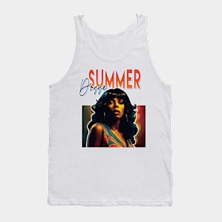 Vintage Styled Fan Art Design - Donna Summer Tank Top